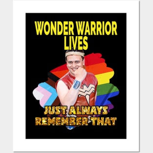 Wonder Warrior Lives Posters and Art
